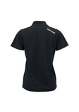Ladies Black Performance Polo